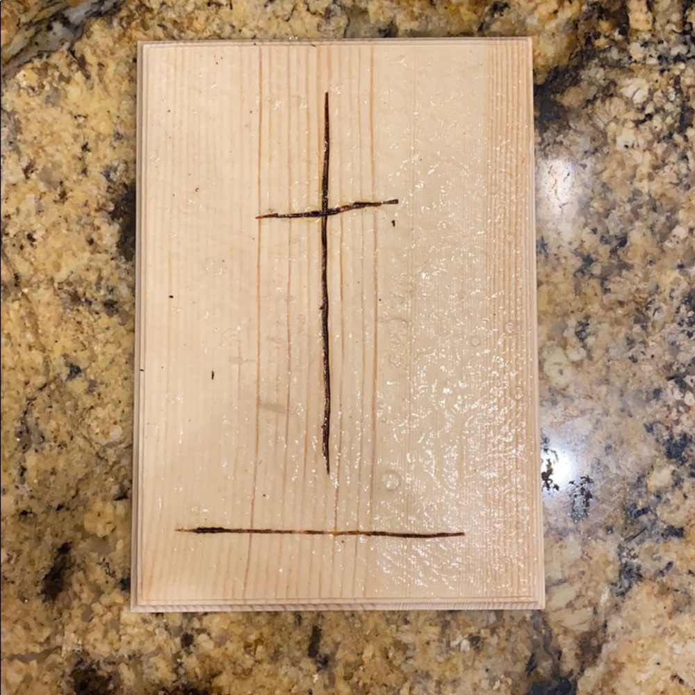 Homemade Wood-burning Plaque